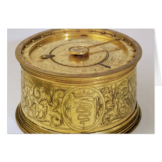 fusee 1525年が付いている最初の春によって運転される時計 (正面横)