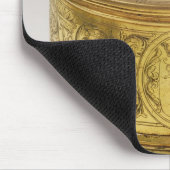 fusee 1525年が付いている最初の春によって運転される時計 マウスパッド (コーナー)