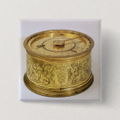 fusee 1525年が付いている最初の春によって運転される時計 缶バッジ (正面)