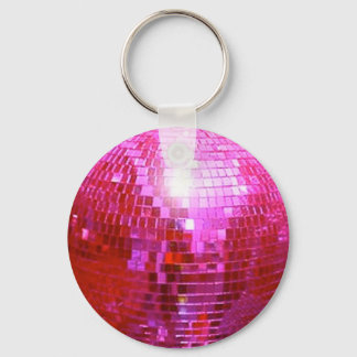 FUSHIA DISCO BALL DANCE PARTY キーホルダー