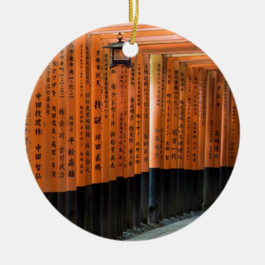 Fushimi Inariの神社 セラミックオーナメント (正面)