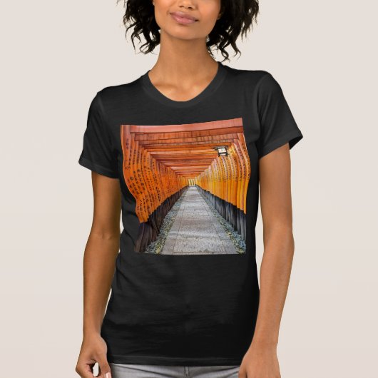 Fushimi Inariの神社、京都 Tシャツ (正面)