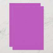 Fusicaピンク5" x 7"空白のサンプル結婚s 招待状 (正面/裏面)