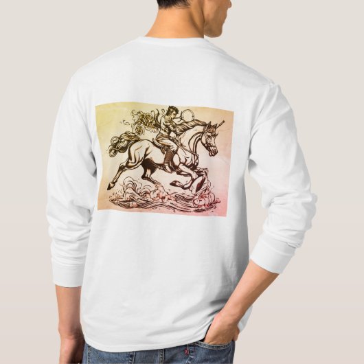 「Fusion威厳のある: Centaur Flash」 Tシャツ (裏面)