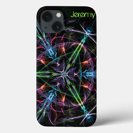 Fusion:抽象芸術iPadケース*パーソナライズ* Case-Mate iPhoneケース (裏面)