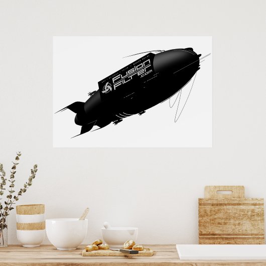 FusionFilter飛行船 ポスター (キッチン)