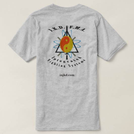 Fusonの統合された武道のワイシャツ Tシャツ (デザイン裏面)