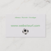 Fußball 名刺 (裏面)