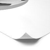 Fussball 2010ドイツ国旗のサッカーのギフト ポスター (角)