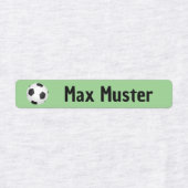 Fußball bunt - 96 schmale Kinder Etiketten ラベル (デザイン1)