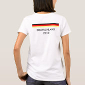 Fussball Deutschland Top Herz Tシャツ (裏面)