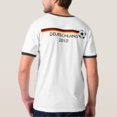 Fussball Deutschland WM 2010 Flagge Tシャツ (裏面)