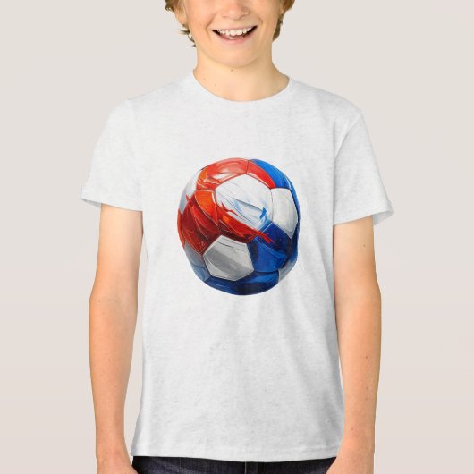 Fußball holländische Flaggen Farben, name トライブレンドＴシャツ (正面)