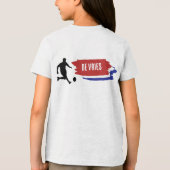 Fußball holländische Flaggen Farben, name トライブレンドＴシャツ (裏面)