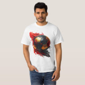 Fußball in Deutschland Farben, Name Tシャツ (正面フル)