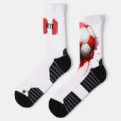Fußball in Österreichischen Flaggenfarben, name ソックス (左)