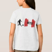 Fußball in Österreichischen Flaggenfarben, name トライブレンドTシャツ (裏面)