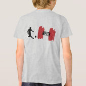 Fußball in Österreichischen Flaggenfarben, name トライブレンドTシャツ (裏面)