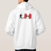 Fußball in Österreichischen Flaggenfarben, name パーカ (裏面)