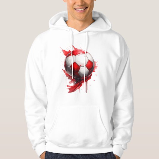 Fußball in Österreichischen Flaggenfarben, name パーカ (正面)