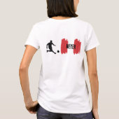 Fußball in Österreichischen Flaggenfarben, name Tシャツ (裏面)