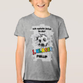 Fußball trifft Mauer - 1. Klasse トライブレンドTシャツ (正面)