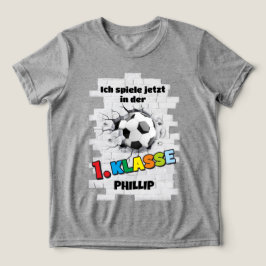 Fußball trifft Mauer - 1. Klasse トライブレンドＴシャツ
