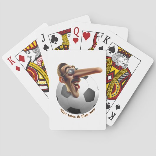 Fussball - Wir haben die Nase vorn トランプ (裏面)