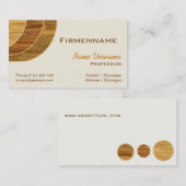 Fußbodenverleger 名刺 (正面/裏面)