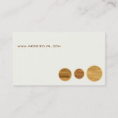 Fußbodenverleger 名刺 (裏面)