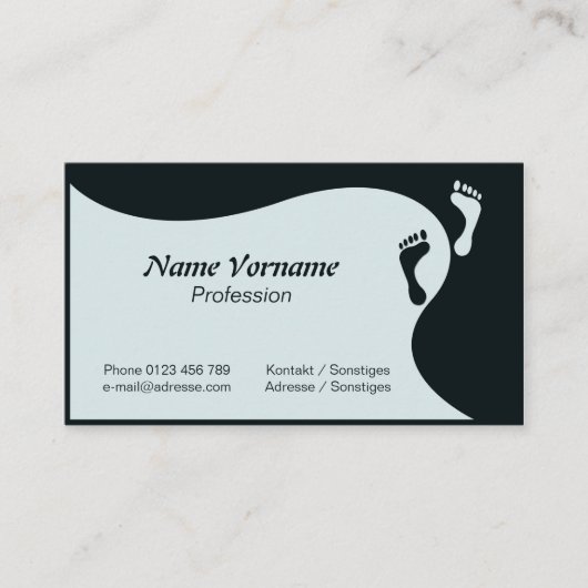 Füße 名刺 (正面)