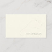 Füße 名刺 (裏面)