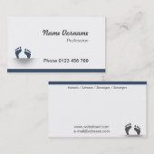 Füsse 名刺 (正面/裏面)