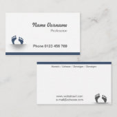 Füsse 名刺 (正面/裏面)