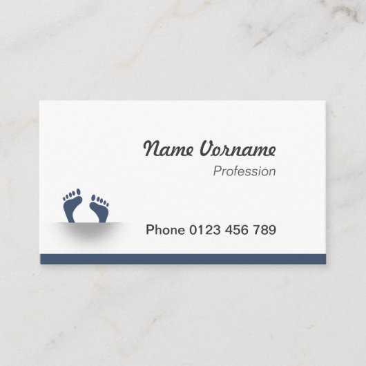 Füsse 名刺 (正面)