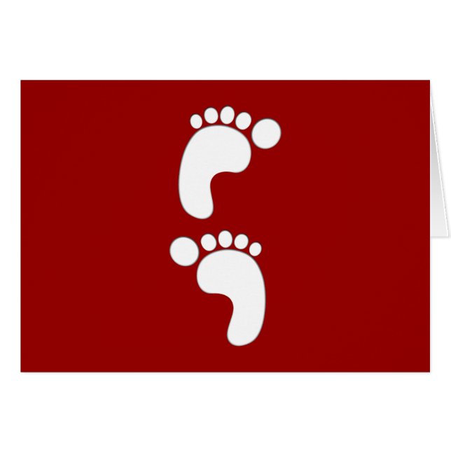 Füsse Fussspuren feet footprints (正面横)