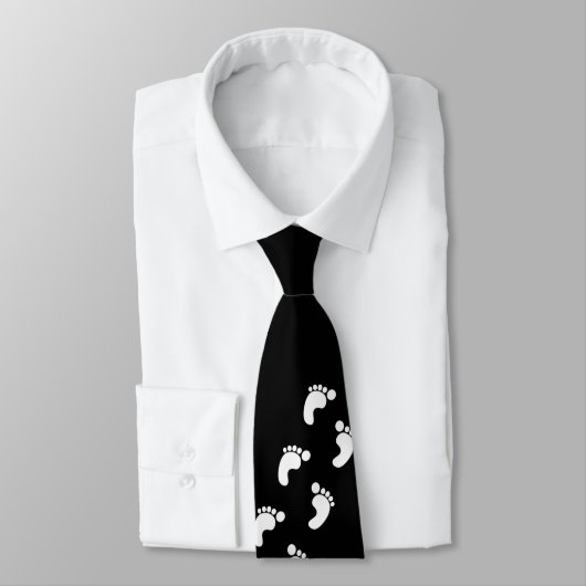 Füsse Fussspuren feet footprints ネクタイ (タイ)