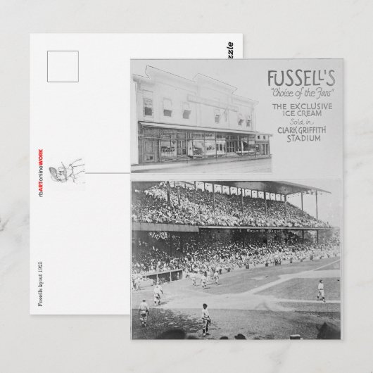 Fusselsレイアウト ポストカード (正面/裏面)