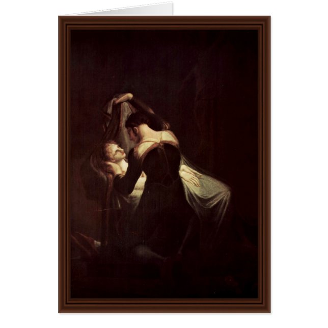 Füssliヨハンハイン著Julietの臨終のロミオ、 (正面)