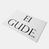 Fußmatte Ei Gude, Frankfurt in Hessen Dialekt  ドアマット (アングル)