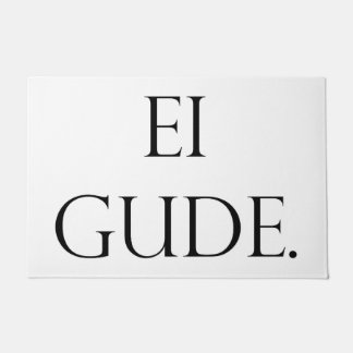 Fußmatte Ei Gude, Frankfurt in Hessen Dialekt  ドアマット