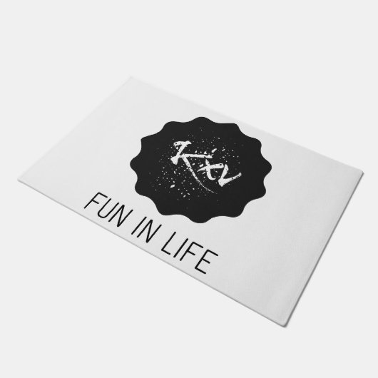 Fußmatte Fun in Life  ドアマット (アングル)