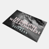 Fußmatte mit Ihrem Foto und personalisiertem Text ドアマット (アングル)