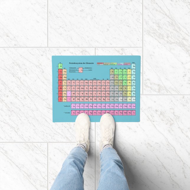 Fußmatte Periodensystem der Elemente ドアマット (室内)
