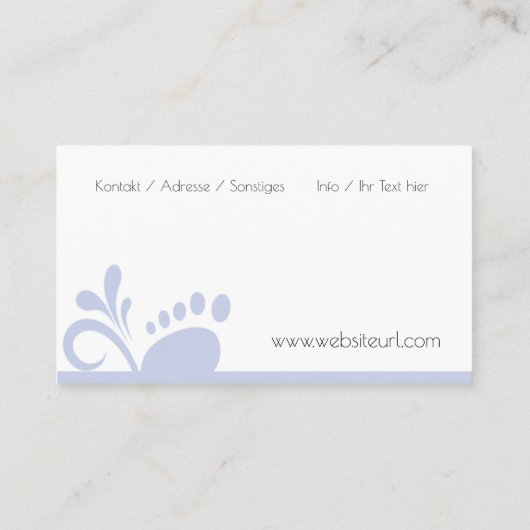 fusspflege 名刺 (裏面)