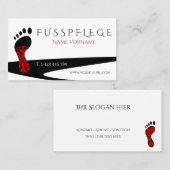 fusspflege 名刺 (正面/裏面)