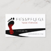 fusspflege 名刺 (正面)