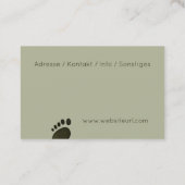 fusspflege 名刺 (裏面)