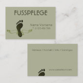 fusspflege 名刺 (正面/裏面)