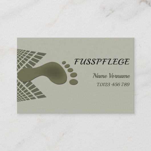 Fusspflege 名刺 (正面)